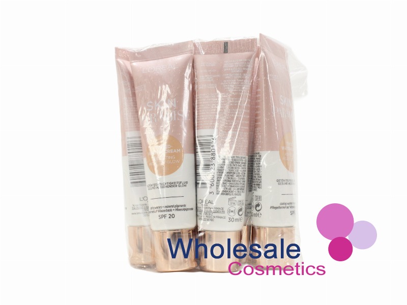 6 x L'Oreal Skin Paradise Tinted Water Cream - 01 MEDIUM